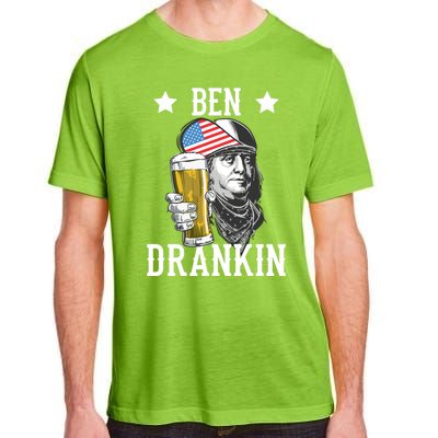 4th Of July Tee Ben Drankin Gift Adult ChromaSoft Performance T-Shirt