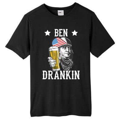 4th Of July Tee Ben Drankin Gift Tall Fusion ChromaSoft Performance T-Shirt