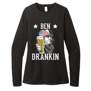 4th Of July Tee Ben Drankin Gift Womens CVC Long Sleeve Shirt