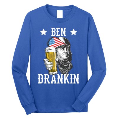 4th Of July Tee Ben Drankin Gift Long Sleeve Shirt