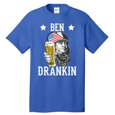 4th Of July Tee Ben Drankin Gift Tall T-Shirt