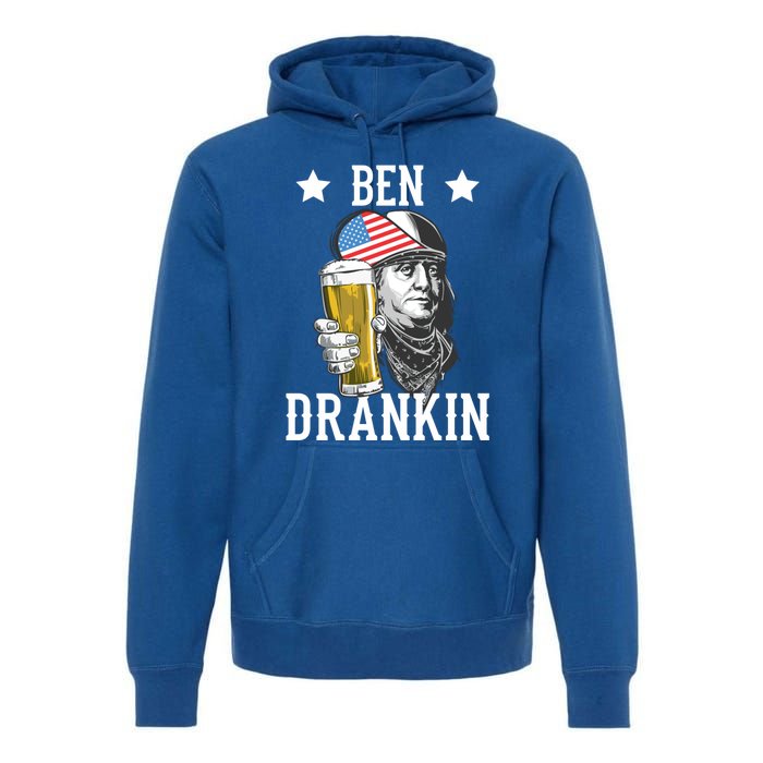 4th Of July Tee Ben Drankin Gift Premium Hoodie