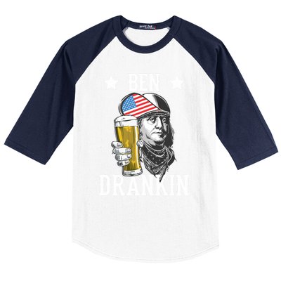 4th Of July Tee Ben Drankin Gift Baseball Sleeve Shirt