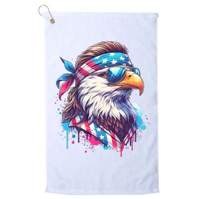 4th Of July Patriotic Funny Eagle July 4th Usa Murica Golf Towel