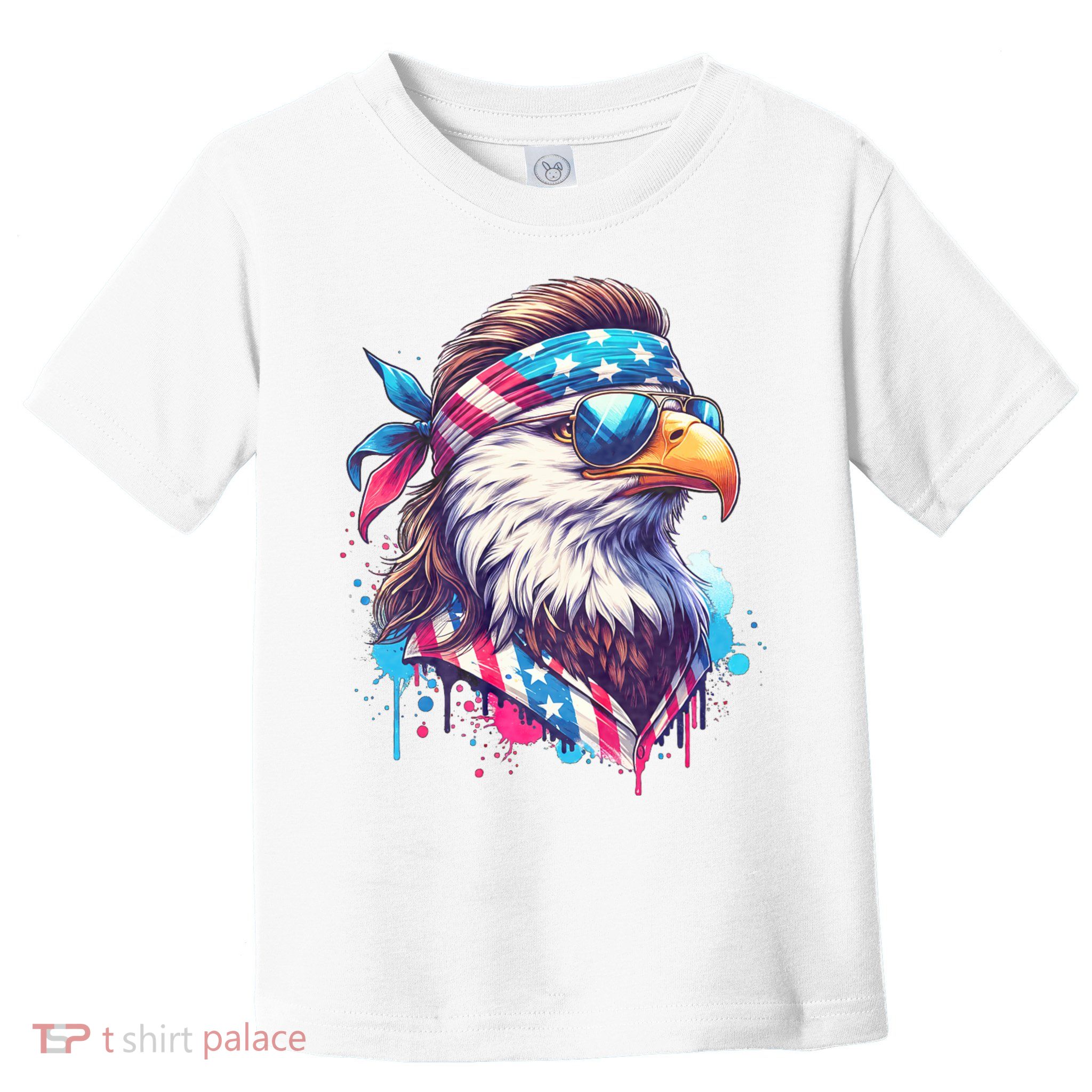 4th Of July Patriotic Funny Eagle July 4th Usa Murica Toddler T-Shirt
