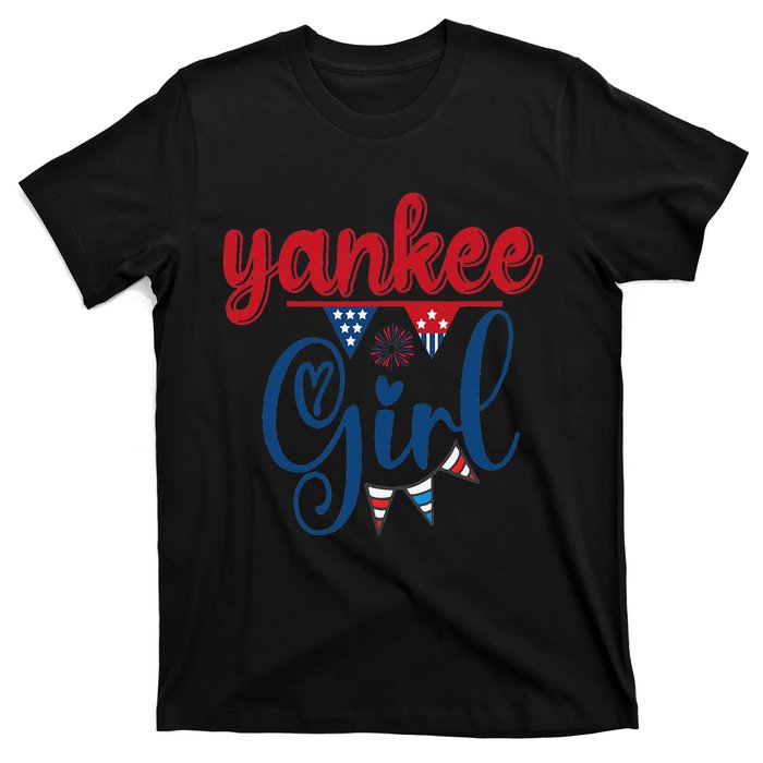 4th Of July Yankee American Flag Fourth Of July T-Shirt