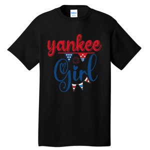 4th Of July Yankee American Flag Fourth Of July Tall T-Shirt