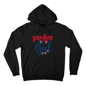 4th Of July Yankee American Flag Fourth Of July Tall Hoodie