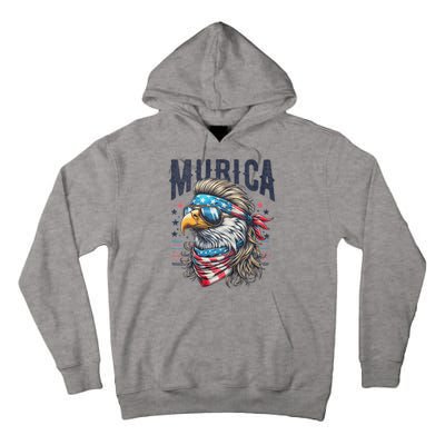 4th Of July Patriotic Funny Eagle July 4th Usa Murica Tall Hoodie