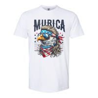 4th Of July Patriotic Funny Eagle July 4th Usa Murica Softstyle CVC T-Shirt