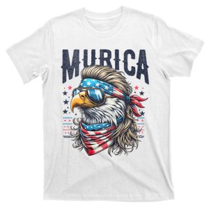 4th Of July Patriotic Funny Eagle July 4th Usa Murica T-Shirt