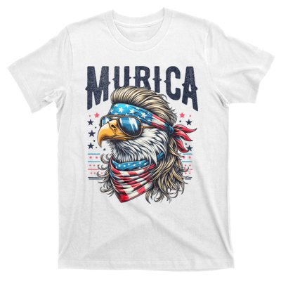 4th Of July Patriotic Funny Eagle July 4th Usa Murica T-Shirt