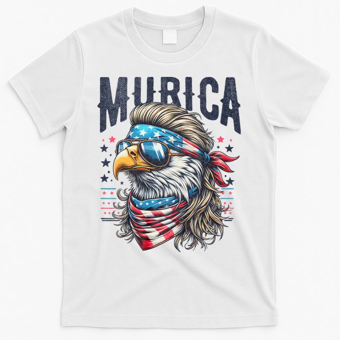 4th Of July Patriotic Funny Eagle July 4th Usa Murica T-Shirt