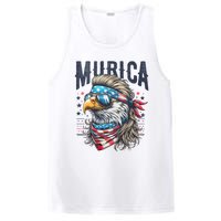 4th Of July Patriotic Funny Eagle July 4th Usa Murica PosiCharge Competitor Tank