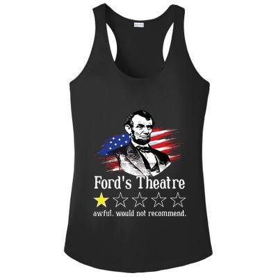 4th Of July Fords Theatre Awful Would Not Recommend Review Ladies PosiCharge Competitor Racerback Tank