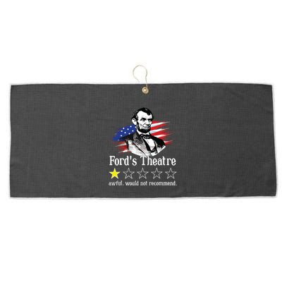 4th Of July Fords Theatre Awful Would Not Recommend Review Large Microfiber Waffle Golf Towel