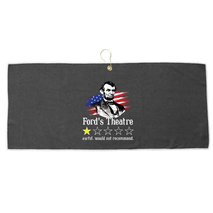 4th Of July Fords Theatre Awful Would Not Recommend Review Large Microfiber Waffle Golf Towel