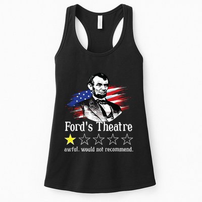 4th Of July Fords Theatre Awful Would Not Recommend Review Womens Tank Top