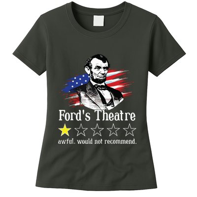 4th Of July Fords Theatre Awful Would Not Recommend Review Womens T-Shirt
