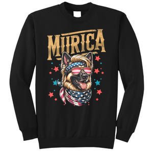 4th Of July Patriotic Funny German Shepherd July 4th Usa Murica Sweatshirt