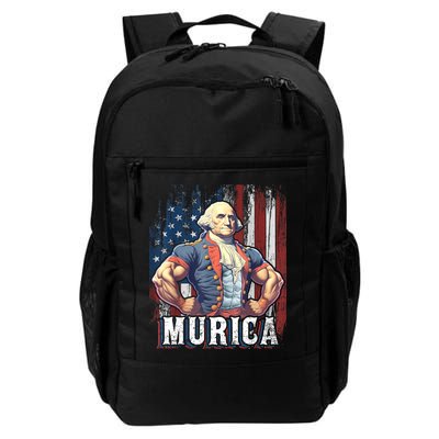 4th Of July Patriotic Funny George Washington July 4th Backpack