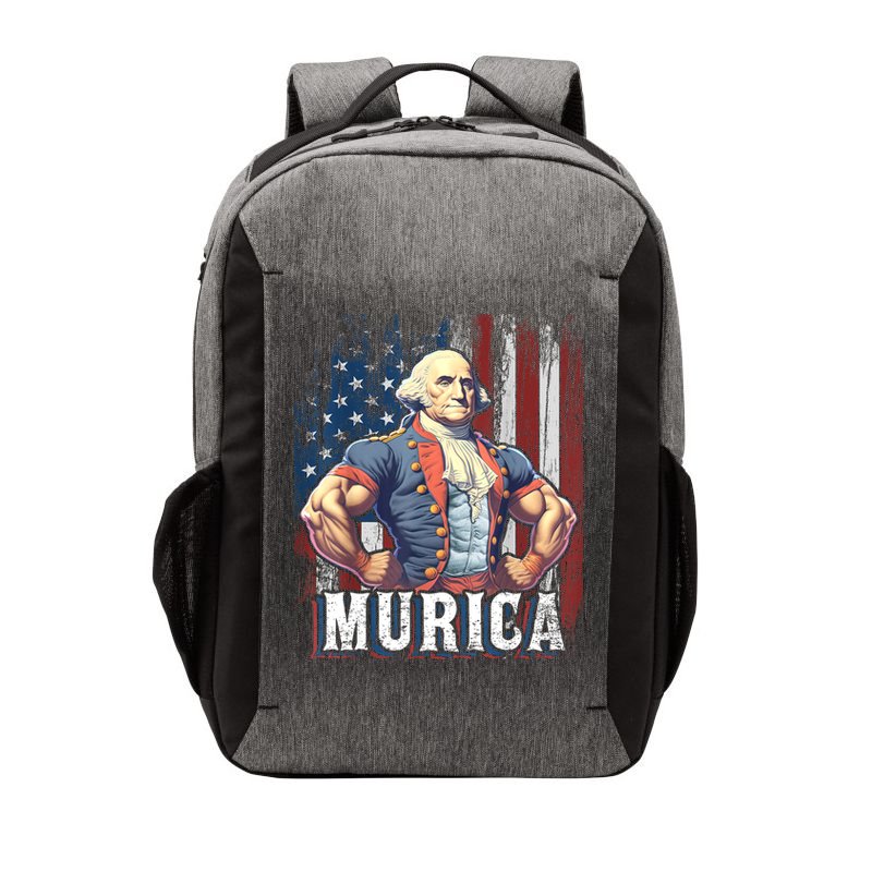 4th Of July Patriotic Funny George Washington July 4th Vector Backpack