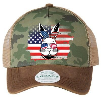 4th Of July Bunny, Funny Fourth Of July Graphic, Plus Size Shirt For Men Women Legacy Tie Dye Trucker Hat