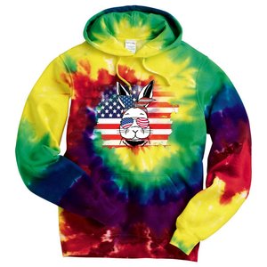 4th Of July Bunny, Funny Fourth Of July Graphic, Plus Size Shirt For Men Women Tie Dye Hoodie