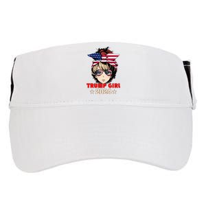 4th Of July Trump 45 47 Trump Girl 2024 Adult Drive Performance Visor