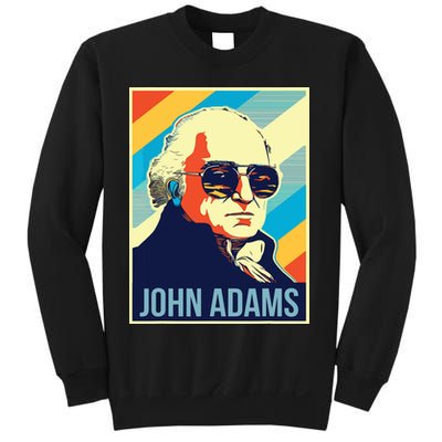 4th Of July John Adams President Retro Patriotic Sweatshirt