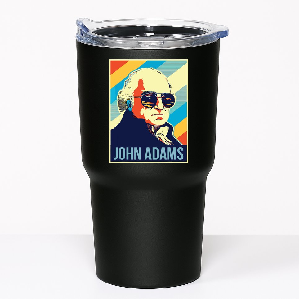 4th Of July John Adams President Retro Patriotic Tumbler