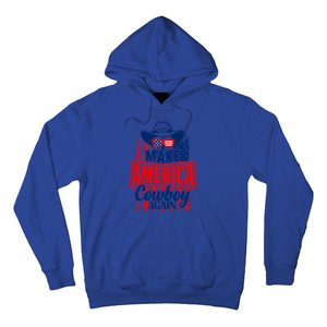 4th Of July Usa Flag Make America Cow Again Funny Gift Hoodie