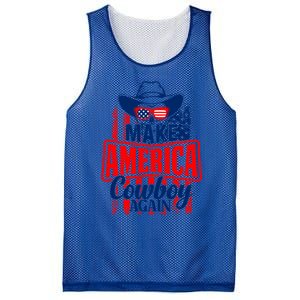 4th Of July Usa Flag Make America Cow Again Funny Gift Mesh Reversible Basketball Jersey Tank