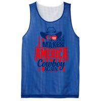 4th Of July Usa Flag Make America Cow Again Funny Gift Mesh Reversible Basketball Jersey Tank