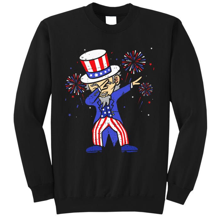 4th Of July S For Kids Funny Dabbing Uncle Sam Men Sweatshirt