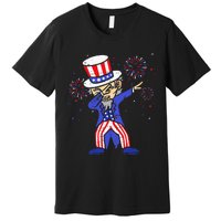 4th Of July S For Kids Funny Dabbing Uncle Sam Men Premium T-Shirt