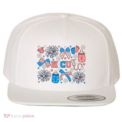 4th Of July Nicu Nurse Doodles Wool Snapback Cap