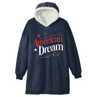 4th Of July American Dream Hooded Wearable Blanket