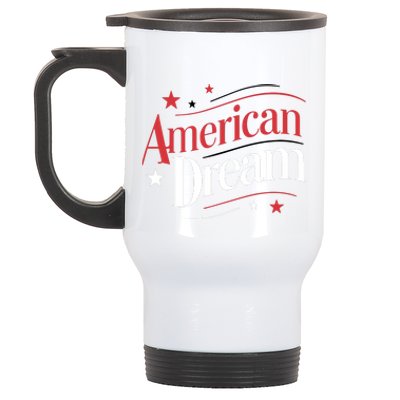 4th Of July American Dream Stainless Steel Travel Mug