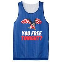 4th Of July You Free Tonight Funny Gift Mesh Reversible Basketball Jersey Tank