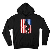 4th Of July Patriotic Baseball  USA American Flag boy Hoodie