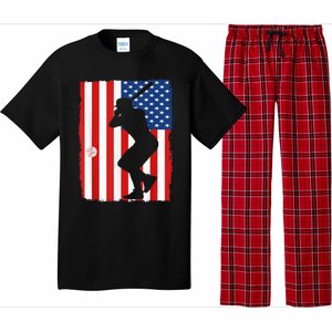 4th Of July Patriotic Baseball  USA American Flag boy Pajama Set