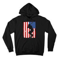 4th Of July Patriotic Baseball  USA American Flag boy Tall Hoodie