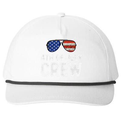 4th of July Crew Matching Family Outfits Snapback Five-Panel Rope Hat