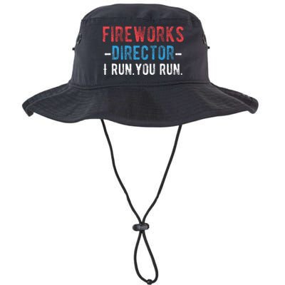 4th Of July Fireworks Director I Run You Run Legacy Cool Fit Booney Bucket Hat