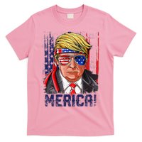 4th Of July Merica Trump Shirt USA American Flag Vintage T-Shirt
