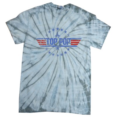 4th Of July Funny Family Patriotic Top Pop Fathers Day Tie-Dye T-Shirt