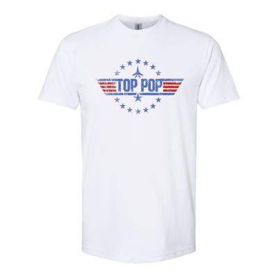 4th Of July Funny Family Patriotic Top Pop Fathers Day Softstyle CVC T-Shirt