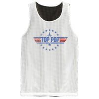 4th Of July Funny Family Patriotic Top Pop Fathers Day Mesh Reversible Basketball Jersey Tank