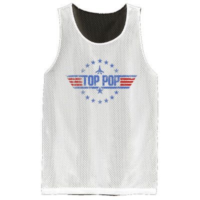 4th Of July Funny Family Patriotic Top Pop Fathers Day Mesh Reversible Basketball Jersey Tank